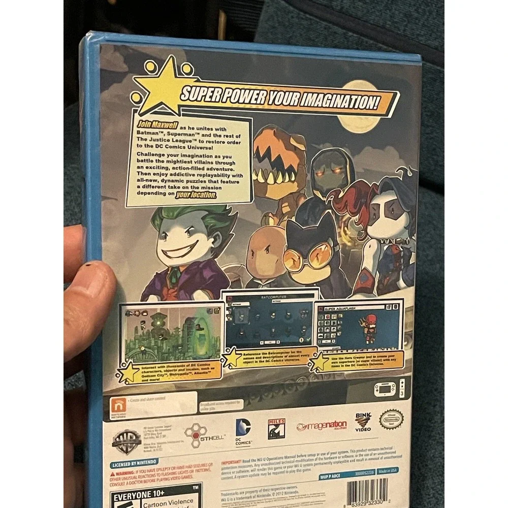 Scribblenauts Unmasked A DC Comics Adventure (Nintendo Wii U) Sealed